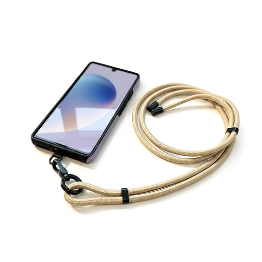 Cross-Body Phone Strap - Beige